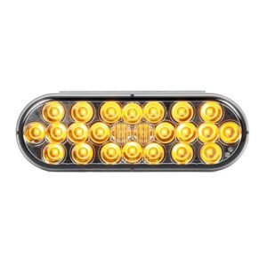🔶 Oval Amber LED Truck Light