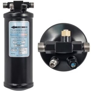 Filter-Dryer-Receiver Unit – R-12/R-22/R-134a Compatible with Moisture Indicator