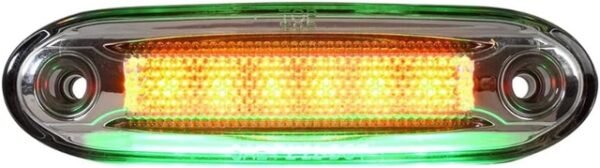 Amber Rectangular LED Marker Light – Waterproof Signal Lamp for Trucks & Trailers