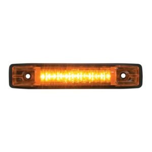 Amber Rectangular LED Marker Light – Waterproof Signal Lamp for Trucks & Trailers