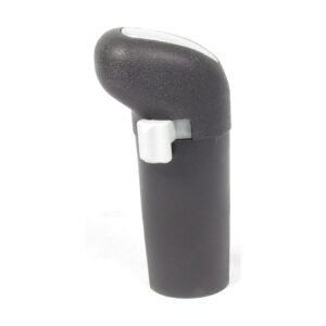 Ergonomic Locking Handle – Textured Grip with Release Button for Mobility & Equipment Use