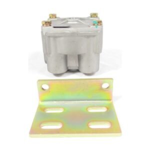 Pneumatic Control Valve with Mounting Bracket – Industrial Assembly Kit