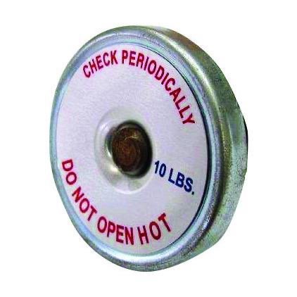 10 PSI Pressure Relief Cap – Safety Valve for Heating & Fluid Systems
