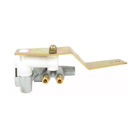 Dual Gas Valve Assembly – Brass Fittings with Mounting Bracket for HVAC & Appliances