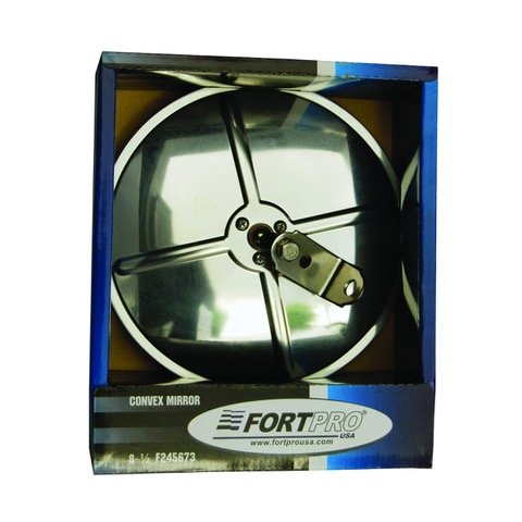 Imagen 67 FORTPRO 8¼" Convex Mirror – Wide-Angle Safety View for Trucks & Trailers