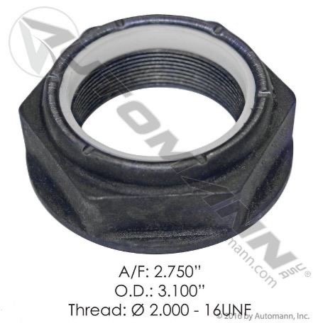 Truck Wheel Hub Lock Nut – 2.000"-16 UNF Thread