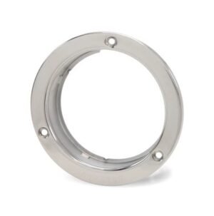 SAMPSON Stainless Steel Flange – 3-Hole Mounting Ring for Tubes & Mechanical Assemblies