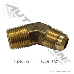 Male Elbow 45 DEG 1/2in SAE X 1/2in Pipe