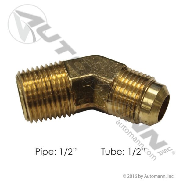 Male Elbow 45 DEG 1/2in SAE X 1/2in Pipe